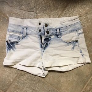 White & Blue Shorts